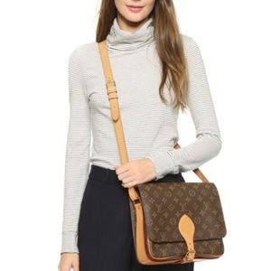 Auth Louis Vuitton cartouchierre GM crossbody